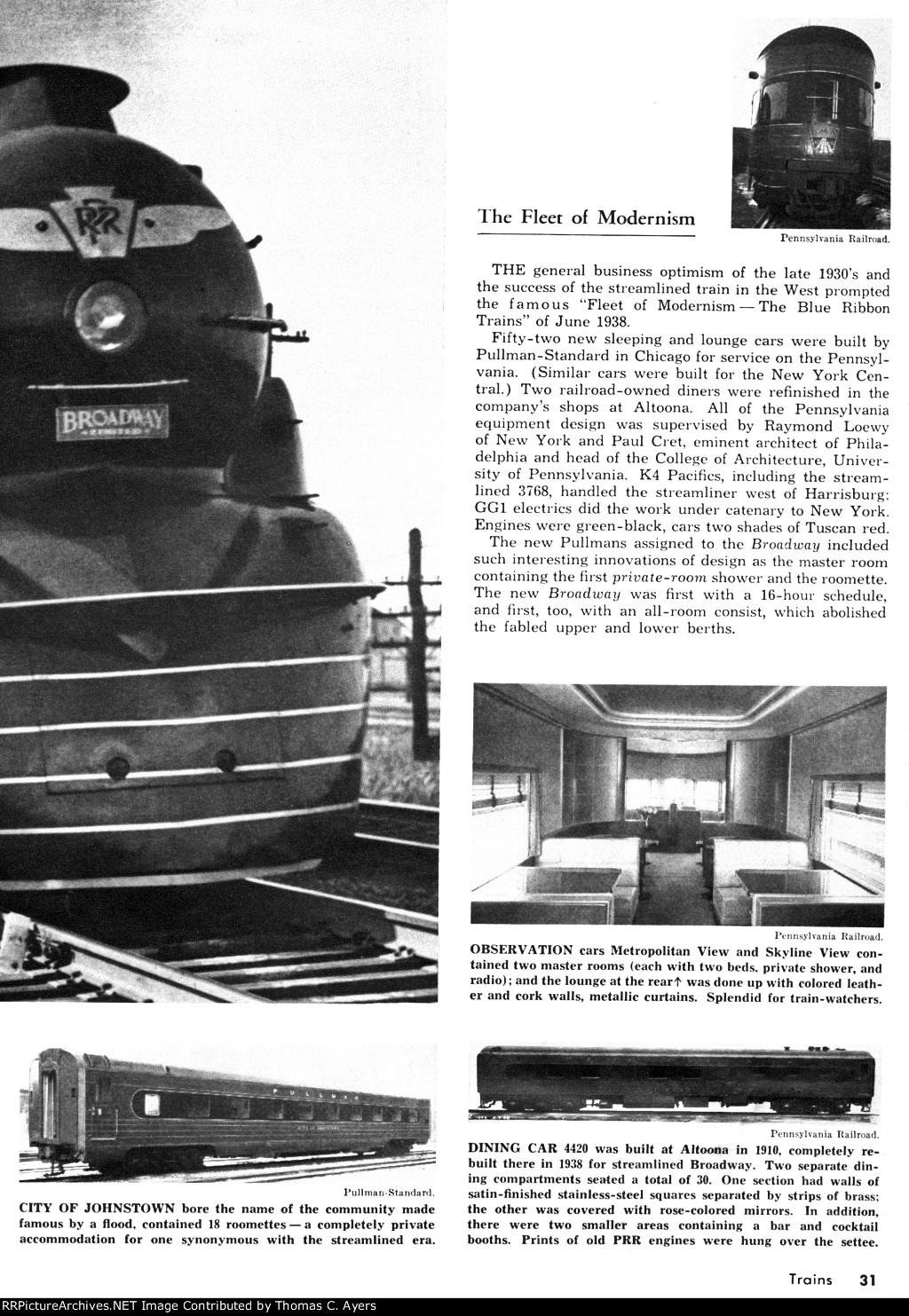 PRR "The Broadway Limited," Page 31, 1962